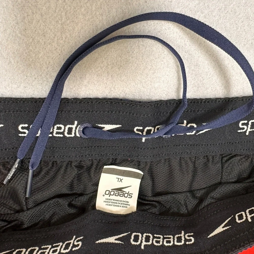 Speedo Swim Trunks Mens XL Red New Eco Comfort Stretch UPF 50+ Board Shorts